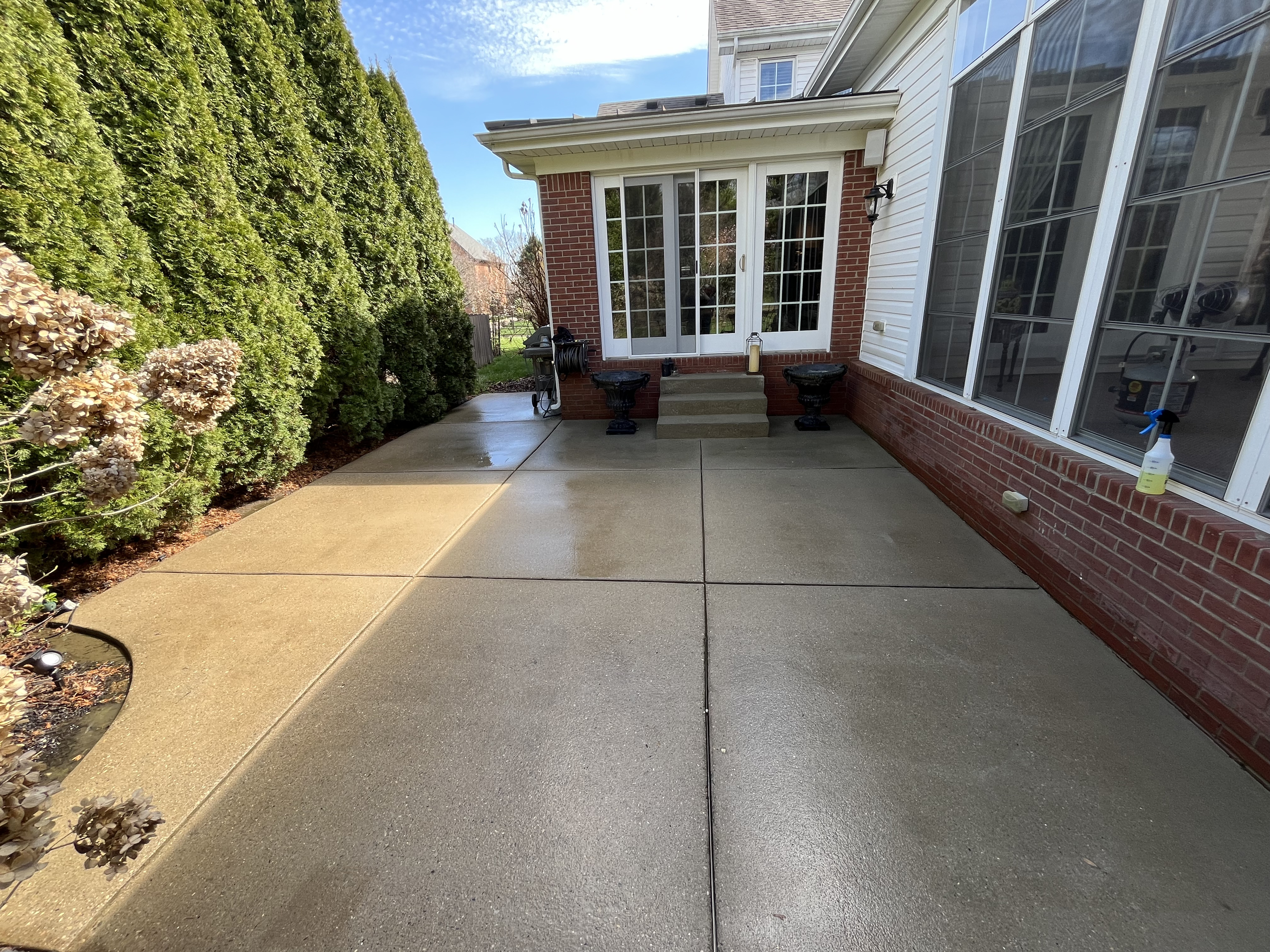 Driveway cleaning - After